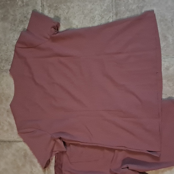 Figs Mineral Mauve Scrub Set Casma Top M Zamora Joggers Scrub Pants Size M/T - Picture 6 of 12